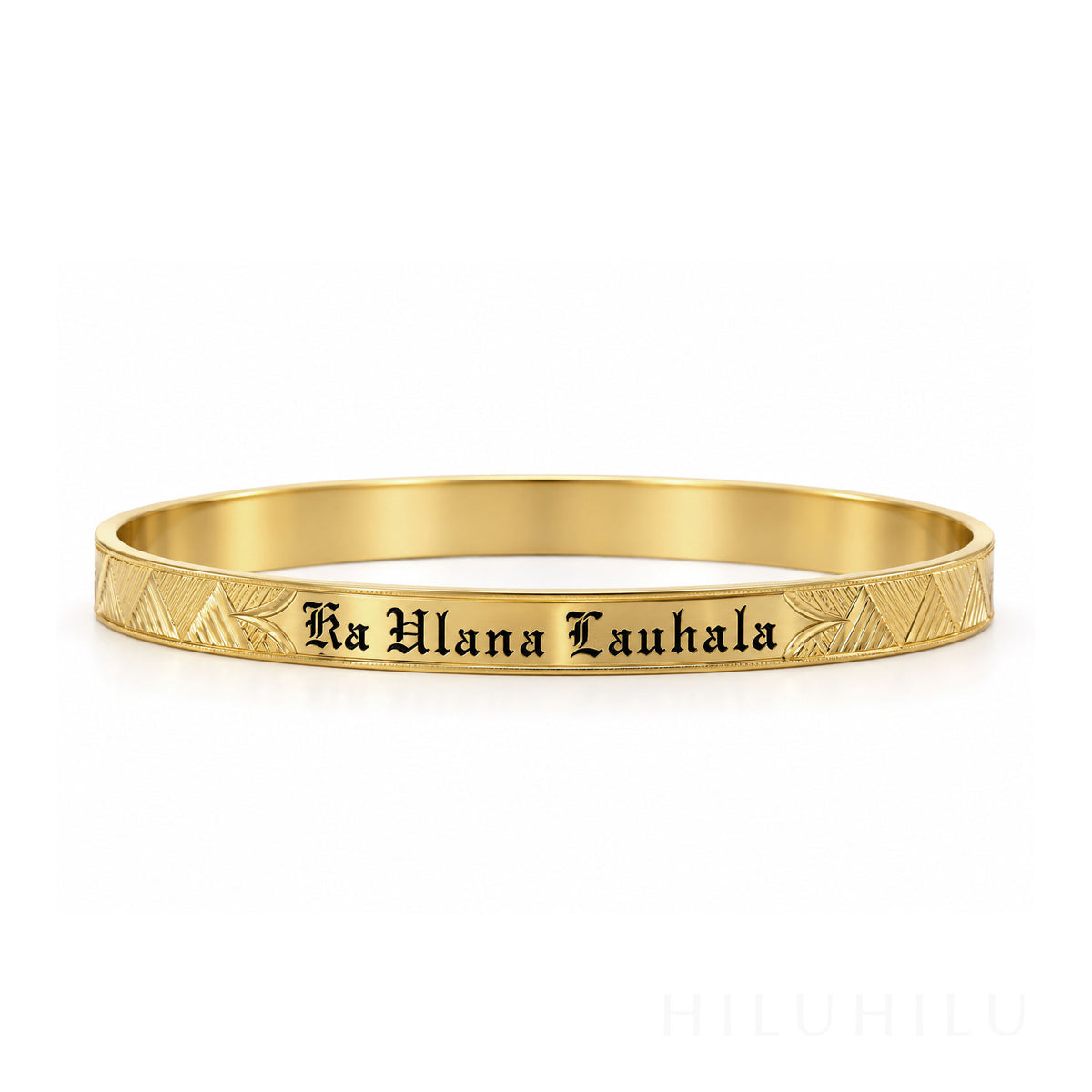 Ka Ulana Lauhala 14k gold Hawaiian Heirloom Bracelet