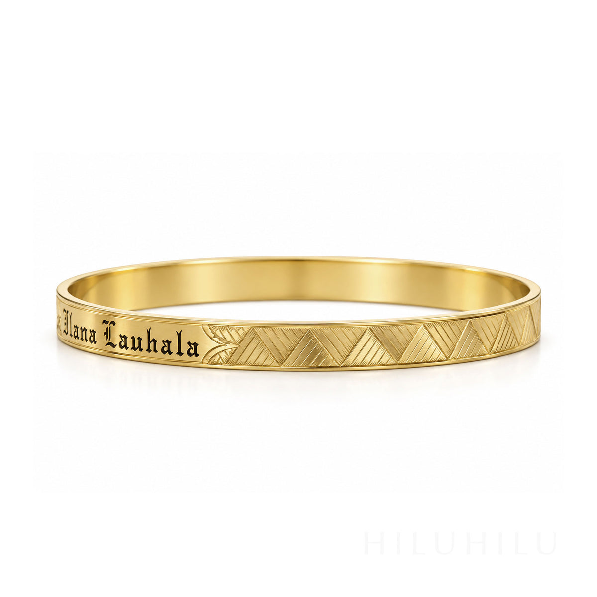 Ka Ulana Lauhala 14k gold Hawaiian Heirloom Bracelet