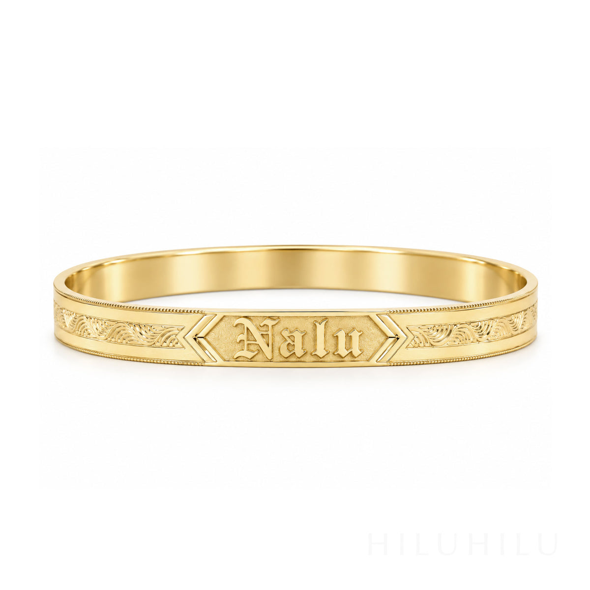 Nalu 14k gold Hawaiian Heirloom Bracelet