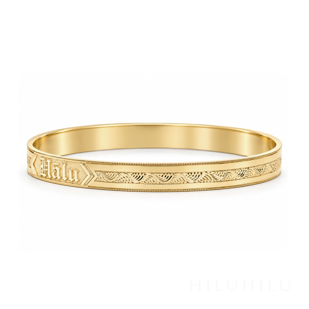 Nalu 14k gold Hawaiian Heirloom Bracelet