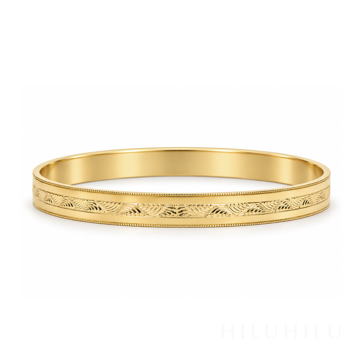 Nalu 14k gold Hawaiian Heirloom Bracelet
