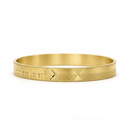 Kūkuluokalani 14k gold Hawaiian Heirloom Bracelet