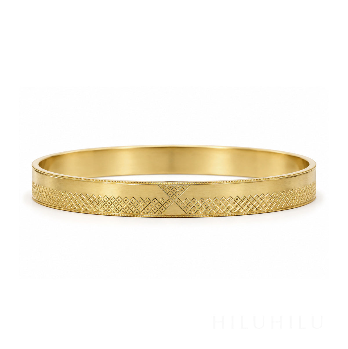 Kūkuluokalani 14k gold Hawaiian Heirloom Bracelet