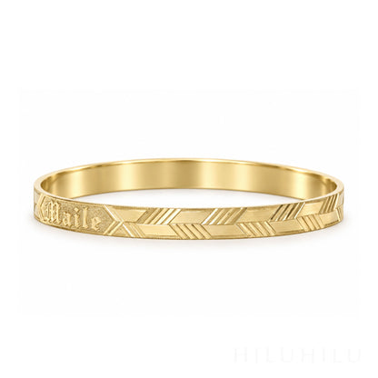 Maile 14k Gold Hawaiian Heirloom Bracelet