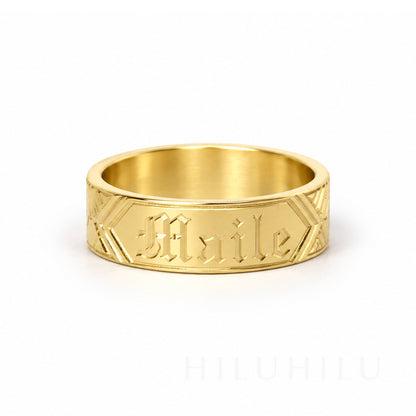 Maile 14k gold Hawaiian Heirloom Ring