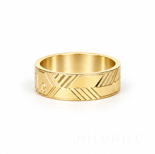 Maile 14k gold Hawaiian Heirloom Ring