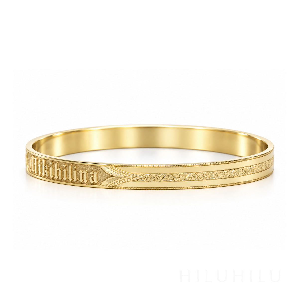 Hāpu'u 14k Gold Hawaiian Heirloom Bracelet