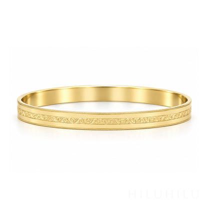 Hāpu'u 14k Gold Hawaiian Heirloom Bracelet