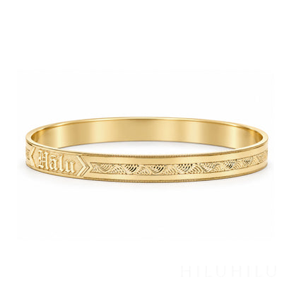 Nalu 14k gold Hawaiian Heirloom Bracelet