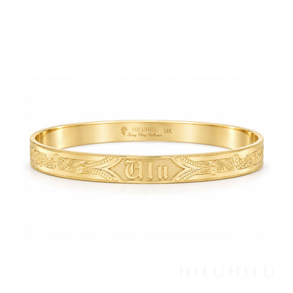 Ulu 14k gold Hawaiian Heirloom Bracelet