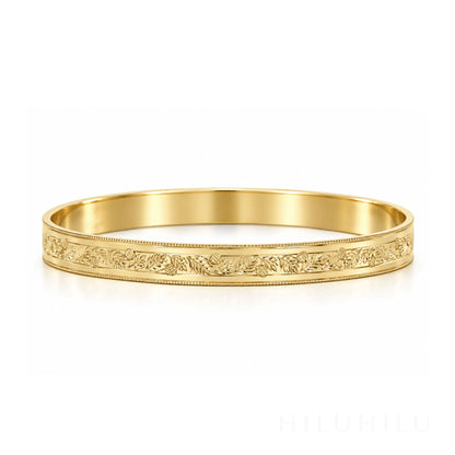 Ulu 14k gold Hawaiian Heirloom Bracelet